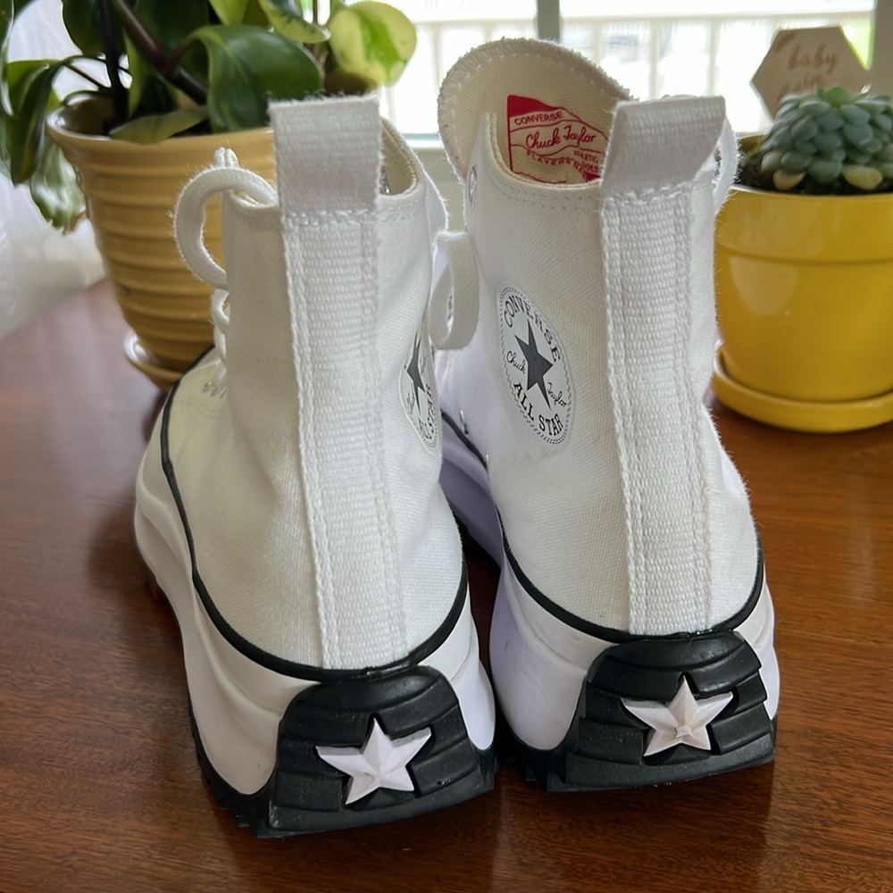 Converse Chuck Taylor Run Star Hike Canvas Platform Sneakers - Picture 4 of 7